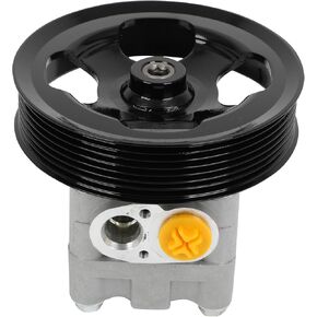 Power Steering Pump, with Pulley - Compatible with 2014-2017 for Infiniti QX70 V6 3.7L 2013 for Infiniti FX37 V6 3.7L 2009-2012 for Infiniti FX35 V6 3.7L steering pump OEM 96829M 491101CB0B