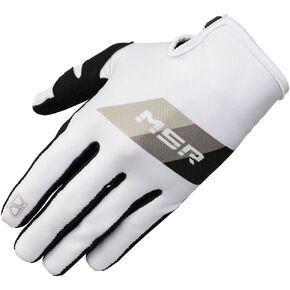 MSR™ Axxis Proto MTB Mountain Bike Dirt Bike Motocross MX BMX Outdoor Sports ATV UTV Powersports Riding Gloves for Men and Women X-Large White