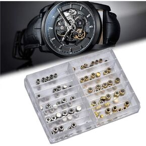Watch Crown Spare Parts, Watch Mini Screw, Watch Crown Set Waterproof Watch Crown Parts Replacement Accessories Watch Repair Tool