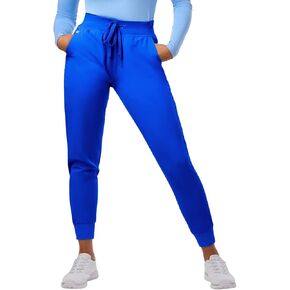Peelz Kira Fashion 4-Pocket Jogger Scrub Pants for Women - Elastic Waistband, Soft Women's Scrubs, Slim Fit
