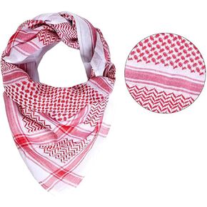 Arab Shemagh Tactical Desert Keffiyeh Head Scarf Arabic Turban Neck Headwear Wrap Arab Muslim Costume for Men
