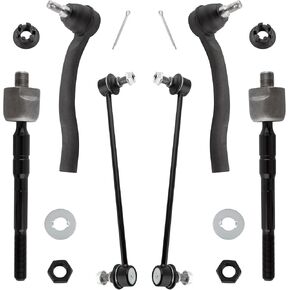 Boxi (مجموعة من 6) روابط نهاية التثبيت الأمامية Sway Bar + طقم ROD الداخلية والخارجية الداخلية والخارجية مناسبة ل ACURA MDX 2007 2008 2008 2010 2012 2013 | استبدال K750124 ES800825 ES800824 EV800578