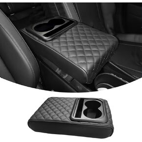 QIANBAO CAR CENTER CENTER CENTOLE DAIMOND PANDREST BOX BOX CUSHION مع حامل كوب محمول تخزين الهاتف المحمول العالمي لمعظم نمط السيارة أ