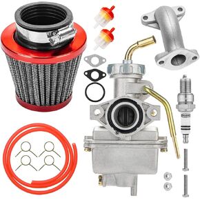 PZ20 Carburetor Kit for Tao tao Coolster 125cc 110cc 50cc 70cc 90cc Kazuma Baja Chinese ATV Quad 4 Wheeler SunL NST Roketa Loncin Lifan XR80 CRF70 4 Stroke Engine Go Kart Pit Dirt Bike Parts