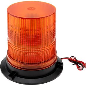 Amber Led Strobe Lights, 12-48V Warning Emergency Flashing Beacon Lights, 3 Modes Waterproof Flashing Safety Warning Lights for Trucks, Cars, Bus, Tractor, Mower, ATV, Golf Carts, UTV