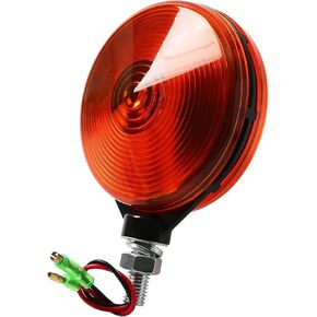 3C081-75870 Amber Hazard Light Fits for Kubota B L M Series Tractors B2320 B2620 B2650 B2920 B3000 L4740 L4760 L5040 L5060 L5240 M5040 M7040 M8540 RAPE# 3C08175870 W9501-66001