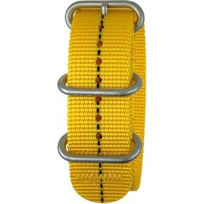 Bertucci® Nylon Watch Band - 22mm - Pro -Yellow Dashline ™