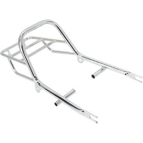 Motorcycle Rear Rack Motorcycle Bar Rack Top Case Carrier Topcase Support Motorcycle Rear Luggage Case Holder Steel Alloy Plated Replacement for Dax St70 Ct70 St90 St50 Ct50