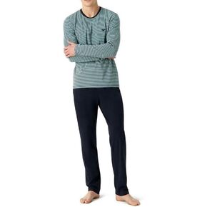 Emporio Armani Men's Yarn Dyed Stripes Long Pajamas