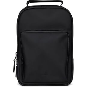 RAINS Large Book Daypack, Backpack, Laptop Bag, Waterproof, 2 Year Warranty, Black