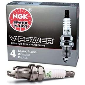 NGK LFR6A11 V-Power Spark Plug, 3672 Set of 4 Spark Plugs