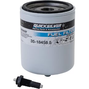 Quicksilver 18458Q3 Water Separating Fuel Filter Kit with Black Water Warning Sensor