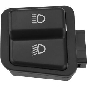eMagTech 1Pc 3Pin 2 Buttons Handlebar Headlight Main Beam Switch Button Compatible with Lexmoto Titan125 ZN125T-8F Modification Accessories