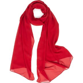 Women Lightweight Breathable Solid Color Black Soft Chiffon Long Fashion Scarves Sun-proof Shawls Wrap