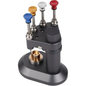 ZJchao 4 Pin Automatic Watch Hands Presser, High Accuracy Aluminum Alloy Watch Hands Setting Tool for Watchmaker with Metal Nozzle (aluminum alloy)