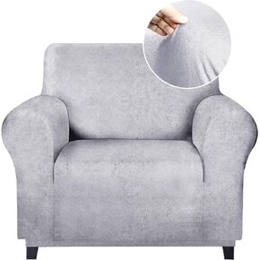 أغطية Molasofa Loveseat - غطاء الأريكة للأرائك الجلدية ، أغطية Loves Loveat الناعمة والقابلة للغسل بجودة تشبه الجلود. غطاء الأريكة غير الملموس غير المنقوش للحيوانات الأليفة والأطفال (بني داكن) in Kuwait