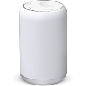 Waterless Essential Oil Diffuser - 120ml Portable Aroma Diffuser for Home Office Car, Ultra-Quiet Cordless Scent Diffuser with 3 Modes, Long-Lasting Fragrance (White)