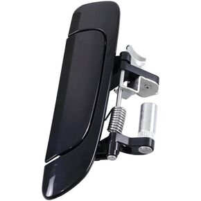 Black No Painted Front Rear Exterior Door Outer Handle Compatible with Honda Civic 2001 2002 2003 2004 2005 (Front Left)