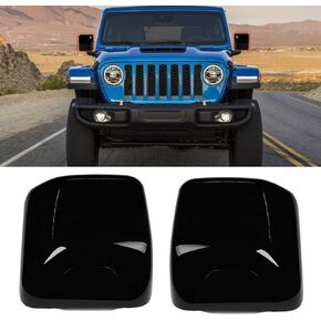 Compatible with 2018-2024 Jeep Wrangler JL Left Driver Side Mirror Cap Cover, Textured Black LH Side View Mirror Cover Replacement for Wrangler JL Replaces for 68361961AA in Kuwait