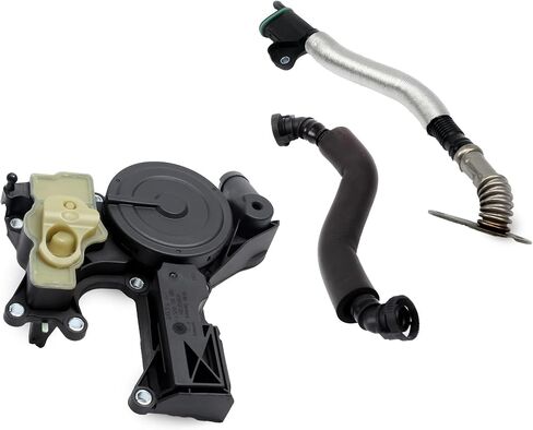 06H103495J 06H103495AE Engine Crankcase Vent Valve Oil Separator Breather Hose Kit Compatible With A4 A5 Quattro A6 A8 Q3 Q5 Seat in Saudi Arabia