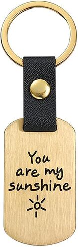 Inspirational Gift Valentines Day Gift Boyfriend Girlfriend Sunshine Keychain,Mother'day Father's day Christmas Gift in Saudi Arabia