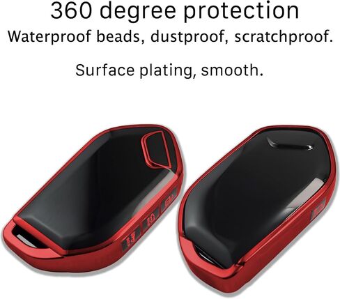 لغطاء KIA Key Fob مع سلسلة مفاتيح معدنية/جلدية ، حالة مفتاح TPU ، متوافق مع 2023 2024 Telluride ECT SMART KEY ، 5 أزرار وردية in Kuwait