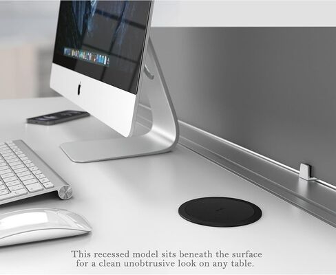 Pop up Outlet for Countertop,3-1/8 inch Hole Desk Grommet Power Station,20W USB C Fast Charging,8 Outlets 4-USB,Kitchen Island Pop Up Electrical Outlet,Office Power Supply,Black in Kuwait