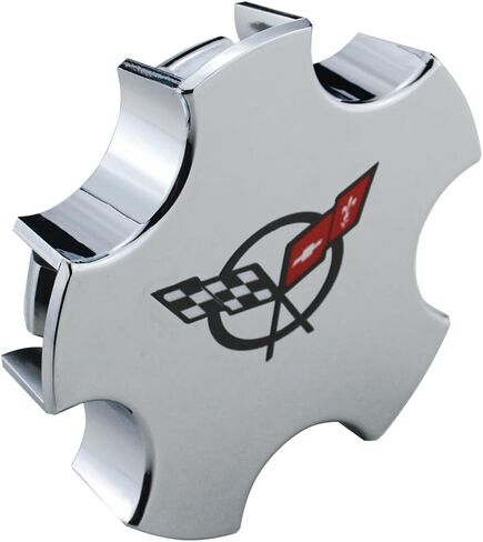 4 Cap Pcs Deal 2000-2004 C5 Corvette Z06 C5 Flag Wheel Center Caps (Chrome Red) in Saudi Arabia