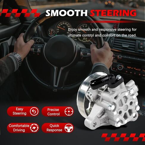 21-5495 Power Steering Pump Fit for Accord 2009 2009 2010 2011 2012 2.4L L4 ، Power Assist Pump مع استبدال البكرة لـ 56100R40A02 in Kuwait