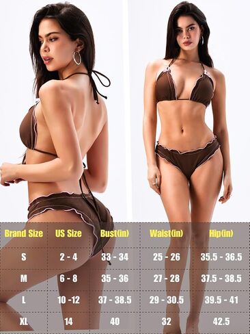 Bow Coquette Swimsuit,Low Rise Cheeky Bikini Sets for Women,2000s Cute Bikinis Tanning Pool Party in Kuwait