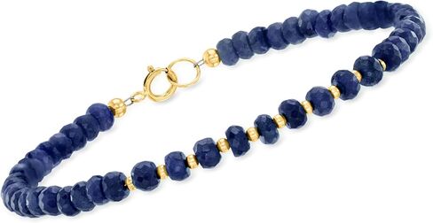 Canaria 25.00 ct. t.w. Sapphire Bead Bracelet in 10kt Yellow Gold in Kuwait