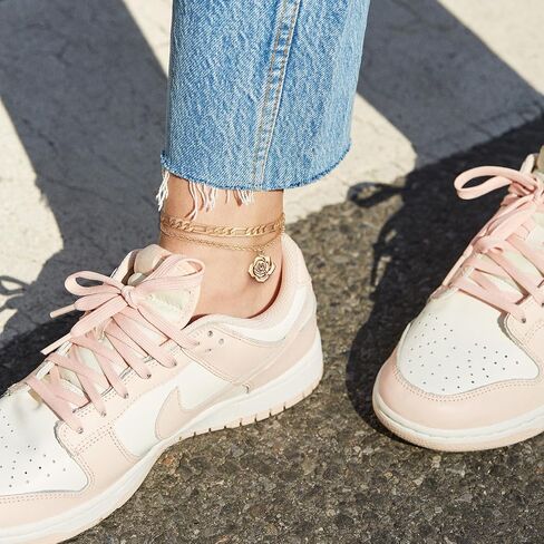 Gold Anklets Bracelets for Women Waterproof 14K Retro Coin Initial Bracelets Layered Ankle Adjustable Handmade Cuban Chain Anklet Bracelet in Saudi Arabia