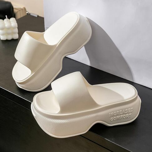 Alexis Leroy Casual Slippers for Women House Indoor Slides Bathroom Shower Sandals Lightweight Cushioned Thick Sole Easy to Clean in Saudi Arabia