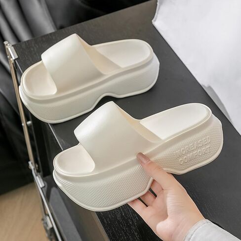 Alexis Leroy Casual Slippers for Women House Indoor Slides Bathroom Shower Sandals Lightweight Cushioned Thick Sole Easy to Clean in Saudi Arabia