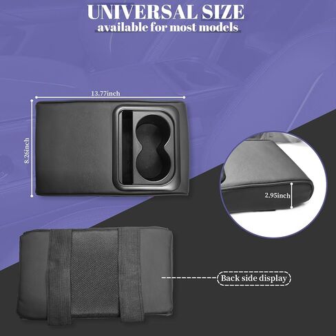 QIANBAO CAR CENTER CENTER CENTOLE DAIMOND PANDREST BOX BOX CUSHION مع حامل كوب محمول تخزين الهاتف المحمول العالمي لمعظم نمط السيارة أ in Saudi Arabia