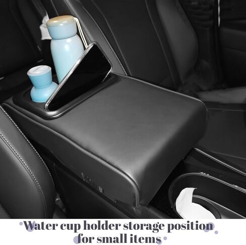 QIANBAO CAR CENTER CENTER CENTOLE DAIMOND PANDREST BOX BOX CUSHION مع حامل كوب محمول تخزين الهاتف المحمول العالمي لمعظم نمط السيارة أ in Saudi Arabia