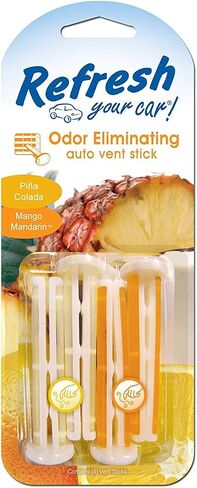 Car Air Freshener, Odor Eliminator, Set of 4 Auto Vent Sticks, Mixed Berries Scent, Refresh Your Car in Saudi Arabia