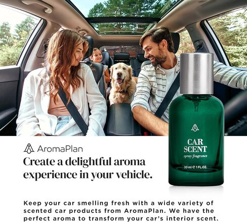 AromaPlan Car Air Freshener Spray, 24 Knights- Non-Toxic, Concentrated, Odor Eliminator & Long Lasting Car Air Freshener- Car Scent Spray, 5 Star Hotel Scent Fragrances (30 ml) in Kuwait