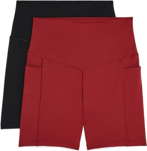 Danskin Women's 2 Pack Motivate Pocket 5" Bike Shorts in Saudi Arabia