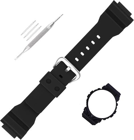 21mm×16mm Resin Watch Band Compatible for Casio G-Squad GBA-800 GBD-800 Strap Wirstband accessories replacement for Men and Women in Saudi Arabia
