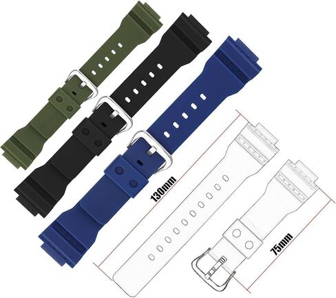 21mm×16mm Resin Watch Band Compatible for Casio G-Squad GBA-800 GBD-800 Strap Wirstband accessories replacement for Men and Women in Saudi Arabia