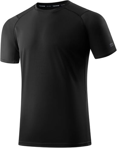 3 Pack Men Workout Shirts Quick Dry UPF 50+ Sun Protection Moisture Wicking Short Sleeve Athletic T-Shirts Rash Guard in Saudi Arabia
