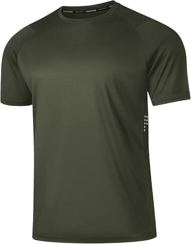 3 Pack Men Workout Shirts Quick Dry UPF 50+ Sun Protection Moisture Wicking Short Sleeve Athletic T-Shirts Rash Guard in Saudi Arabia