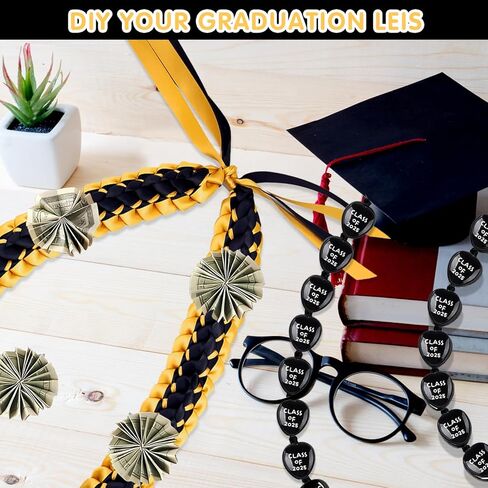 2 قطع الفئة 0F 2025 كوكوي المكسرات ليي قلادة التخرج شريط التخرج مزدوج مضفر قلادة القوس الإغلاق الفئة من 2025 هدايا لالحفاظ على التخرج من كلية الثانوية in Kuwait