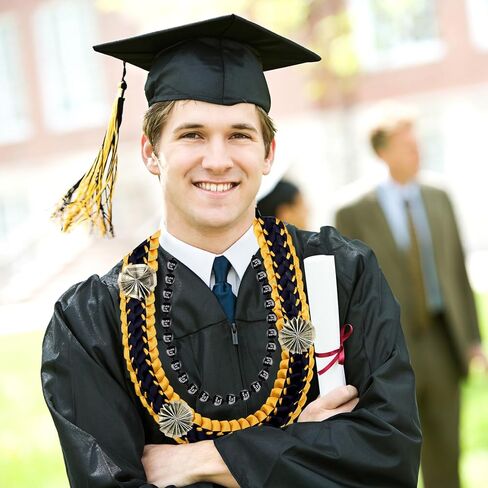 2 قطع الفئة 0F 2025 كوكوي المكسرات ليي قلادة التخرج شريط التخرج مزدوج مضفر قلادة القوس الإغلاق الفئة من 2025 هدايا لالحفاظ على التخرج من كلية الثانوية in Kuwait