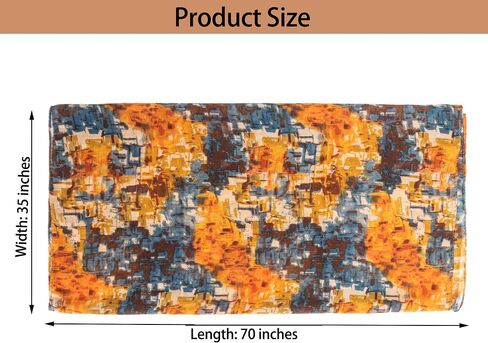 Women-Lightweight-Scarf Tie-dye Scarf Floral Printed Boho Shawl Wrap for Spring Summer Season in Saudi Arabia