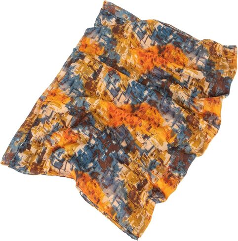 Women-Lightweight-Scarf Tie-dye Scarf Floral Printed Boho Shawl Wrap for Spring Summer Season in Saudi Arabia