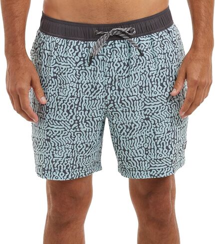 PELAGIC Leiday Elastic Waist Lined Shorts 17" in Kuwait