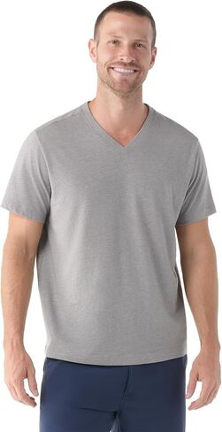 Smartwool Men's Perfect V-Neck Short Sleeve Tee in Saudi Arabia