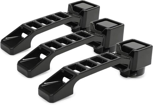 KUAFU Exterior Door Handle Compatible with 2007-2018 Jeep Wrangler JK JKU Door Handle & Tailgate Handle Heavy Duty Aluminum Powder Coated Black (5PCS) in Kuwait